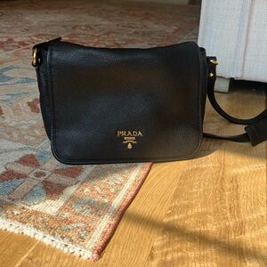 Prada Vitello Phenix Flap Crossbody Bag